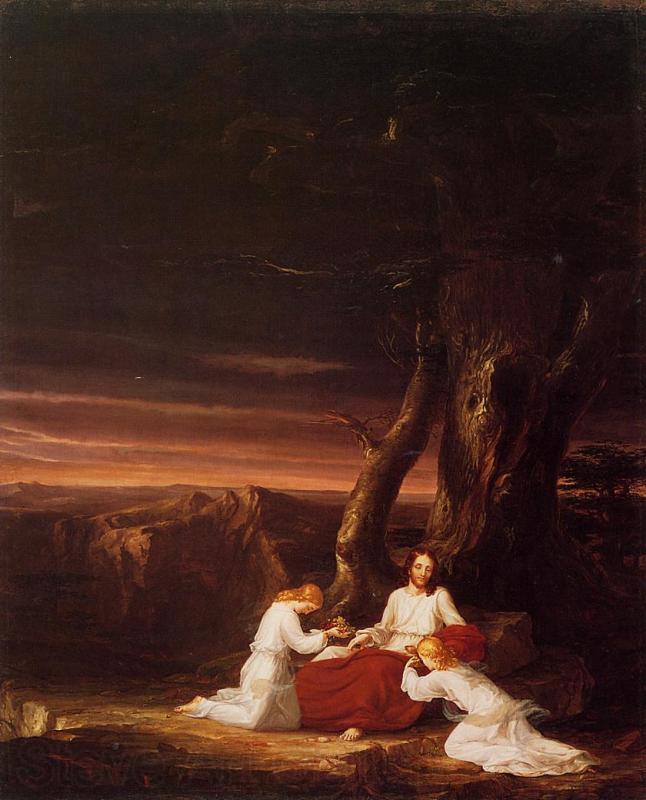 Thomas Cole Angels Ministering to Christ in the Wilderness